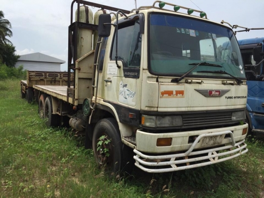 18 ล้อแม่ลูก 230 แรง แม่ลูก HINO KT925 เพลาเดียว สาง NISSAN PE6 ติดก๊าซ NGV