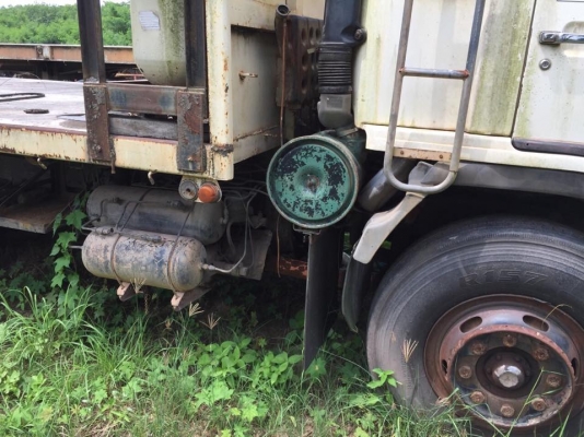 18 ล้อแม่ลูก 230 แรง แม่ลูก HINO KT925 เพลาเดียว สาง NISSAN PE6 ติดก๊าซ NGV