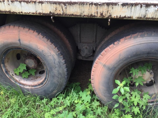 18 ล้อแม่ลูก 230 แรง แม่ลูก HINO KT925 เพลาเดียว สาง NISSAN PE6 ติดก๊าซ NGV