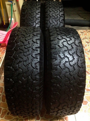 ล้อBradleyขอบ16*8ออฟ0สีเทากัลพร้อมยางBF All 265/75/16ปลายปี44/11