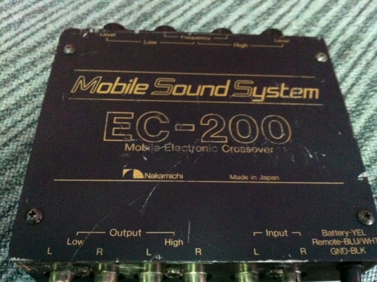 Nakamichi EC200 สายสีฟ้า มือ2 ญี่ปุ่น Nakamichi EC200 สายสีฟ้า มือ2 ญี่ปุ่น