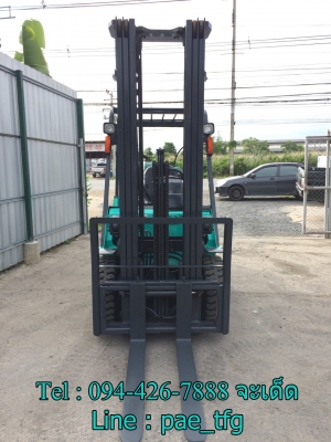 ขายโฟล์คลิฟท์MITSUBISHI(รุ่นล่าสุด) 2.5 ตัน 6 เมตร ฟูลฟรีไซด์ชิพ ฟลูออฟชั่น พร้อมรับประกัน ราคา 390,000 บาท 094-4267888 จะเด็ด