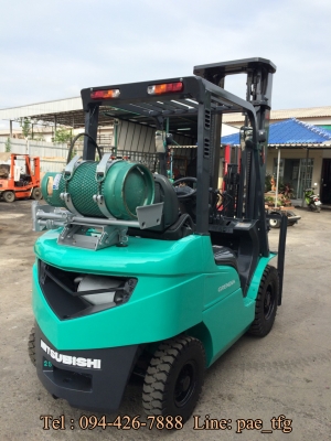 ขายโฟล์คลิฟท์MITSUBISHI(รุ่นล่าสุด) 2.5 ตัน 6 เมตร ฟูลฟรีไซด์ชิพ ฟลูออฟชั่น พร้อมรับประกัน ราคา 390,000 บาท 094-4267888 จะเด็ด