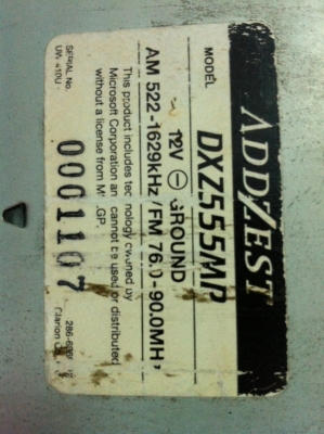 ADDZEST DXZ555MP MP3 CD ปรีเอ้า 2ชุด AUX สภาพสวย มือ2 ญี่ปุ่น ADDZEST DXZ555MP MP3 CD ปรีเอ้า 2ชุด AUX สภาพสวย มือ2 ญี่ปุ่น