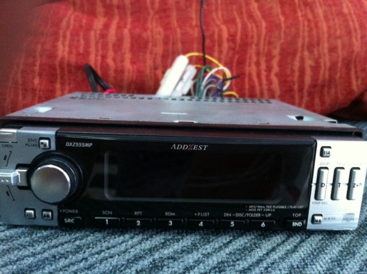 ADDZEST DXZ555MP MP3 CD ปรีเอ้า 2ชุด AUX สภาพสวย มือ2 ญี่ปุ่น