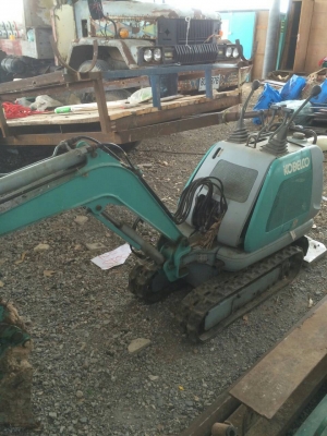 Kobelco แม็กโฮลเล็ก งานการเกษต,ขุดปลูกกล้วย,สวยเต็มพร้อมใช้