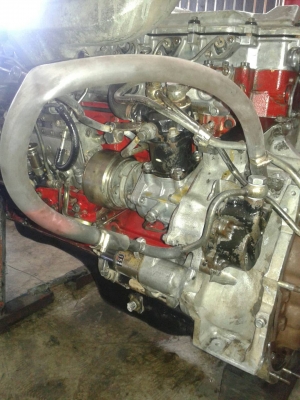 เครื่องยนต์ JO8C-210 แรงม้า สภาพสวย ข้อเหวี่ยง STD ติดดีมาก