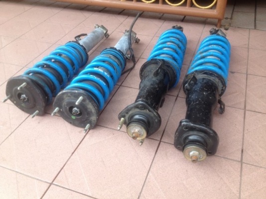 โช้คปรับเกลียว BILSTEIN ใส่ ARISTOกับLAXUS GS300สภาพเเห้งๆของเก่าญี่ปุ่น