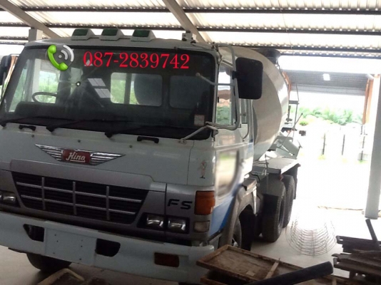 ขายรถโม่ปูน 10 ล้อ 2 เพลา HINO 260 แรงม้า รุ่น ZM 303