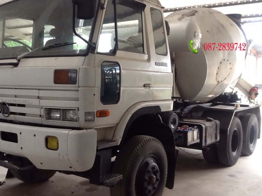 ขายรถโม่ปูน 10 ล้อ 2 เพลา NISSAN 230แรงม้า รุ่น HNR