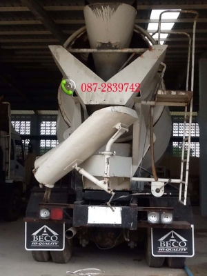 ขายรถโม่ปูน 10 ล้อ 2 เพลา NISSAN 230แรงม้า รุ่น HNR