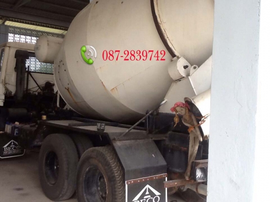 ขายรถโม่ปูน 10 ล้อ 2 เพลา NISSAN 230แรงม้า รุ่น HNR