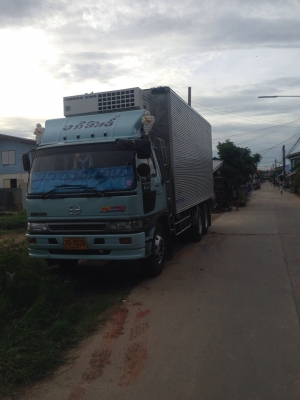 ขาย10ล้อ ตู้ห้องเย็น HINO FL1J 210 HP พร้อมเครื่องทำความเย็น ตู้ยาว 6.30 เมตร