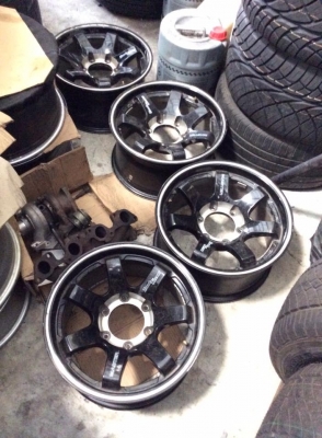 ล้อลาย RT7 ขอบ16 กว้าง8 ออฟ20  เดิมๆ ถูกๆ