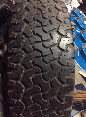 ขายล้อ ญี่ปุ่นแท้ พร้อมยาง BF ขอบ15  ยาง 31-10.5-15