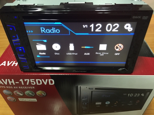 ขายวิทยุ 2 DIN PIONEER AVH-175DVD ปี 2015 ขายวิทยุ 2 DIN PIONEER AVH-175DVD ปี 2015