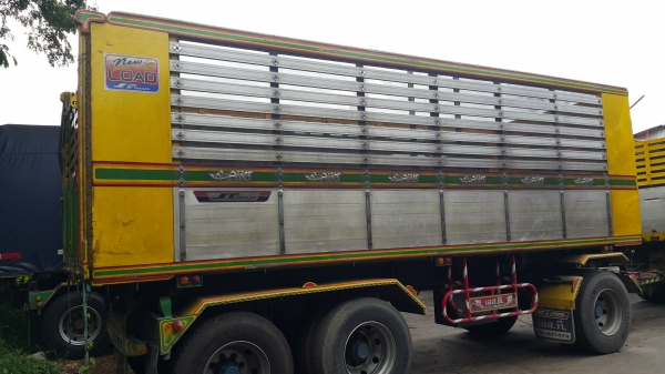 ขายรถพ่วง 24 ล้อ แม่-ลูก กระบะเนียมคอกเกษตรดั้ม อู่.ST HINO PROFIA เครื่อง.K13C-355 คอมมอน์ลเร็ว เกียร์ 7 เกียร์์ เดินหน้า  รถสวยราคาย้อม.1700000 ต่อรอง สนใจรีบจองด่วน