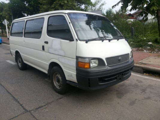 NEW &quot;รถตู้ HIACE มือ1 เดิมๆ วิ่ง 9.8 หมื่น เครื่อง เบนซินหัวฉีด ออกห้าง พร้อม ngv อย่างดี
