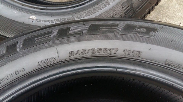 ขายยางป้ายแดง Bridgestone dueler h/t 245/65r17 ยางผลิตสัปดาห์ที่27 ปี14 ตุ่มและสีที่หน้ายางมีทุกเส้นครับ ขายทั้งชุด 14,900 บาทครับ สนใจติดต่อเล็กคลองสามครับ 081-3747940 ขายยางป้ายแดง Bridgestone dueler h/t 245/65r17 ยางผลิตสัปดาห์ที่27 ปี14 ตุ่มและสีที่หน้ายางมีทุกเส้นครับ ขายทั้งชุด 14,900 บาทครับ สนใจติดต่อเล็กคลองสามครับ 081-3747940