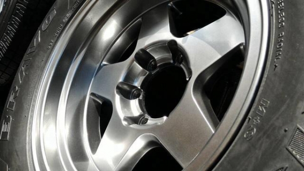 ขายยางใหม่ ปี 15  265 x 70 R 16  พร้อมล้อ  Lenso Bradley