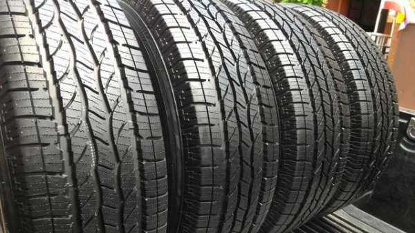 ขายยางใหม่ ปี 15  265 x 70 R 16  พร้อมล้อ  Lenso Bradley