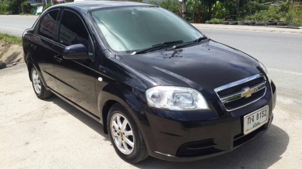ขาย Chevrolet Aveo ปี 50 สีดำสวยๆ ติดแก็สหัวฉีด lpg ราคา 155,000 บาท +++++++