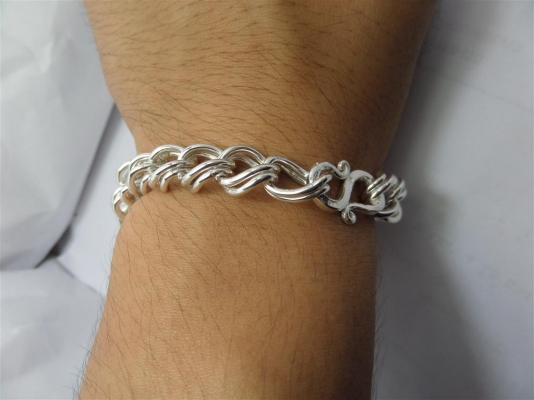 เลสข้อมือเงินแท้925