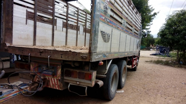 ขาย HINO MEGA 320 พ่วงแม่ลูก กระบะเนียมดั๊ม รถปี 50