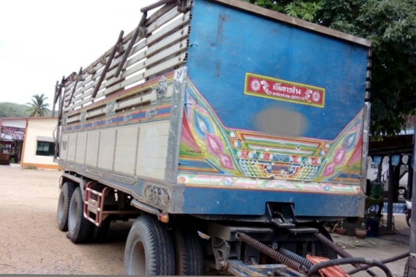 ขาย HINO MEGA 320 พ่วงแม่ลูก กระบะเนียมดั๊ม รถปี 50