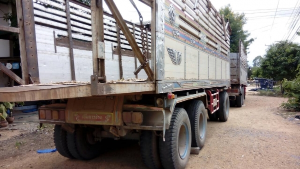 ขาย HINO MEGA 320 พ่วงแม่ลูก กระบะเนียมดั๊ม รถปี 50