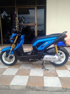 Honda Zoomer X ปี 2557 สีน้ำเงิน ดำ สวยสุดคุ้ม เท่ห์สภาพนางฟ้ามากๆ Honda Zoomer X ปี 2557 สีน้ำเงิน ดำ สวยสุดคุ้ม เท่ห์สภาพนางฟ้ามากๆ