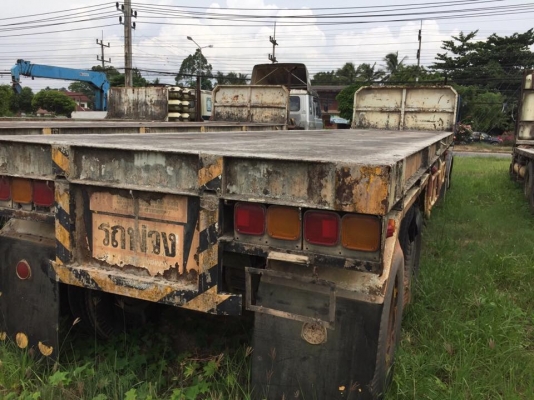 18 ล้อหัวลาก 2 เพลาและหางพื่้นเรียบ 2 คาน 290 แรง รถสภาพสวย พร้อมใช้ ยางสภาพดี