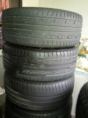 ล้อขอบ 17 4 รู 100 พร้อมยาง 205 45 17 ชุดล่ะ 6,500