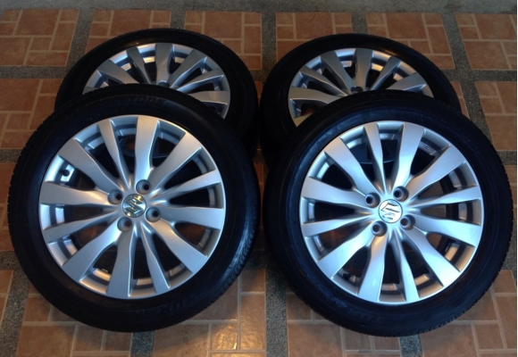 ล้อ Suzuki Swift ขอบ16 รุ่น TOP พร้อมยาง Bridgestone สิ้นปี12