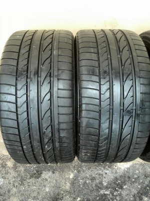 ขายยาง BRIDGESTONE TURANZA RE050A 265-35-18 ปี11 ดอกหนาจัด เทรดแวร์140 หนึบๆ คู่ละ 4,500 บาท
