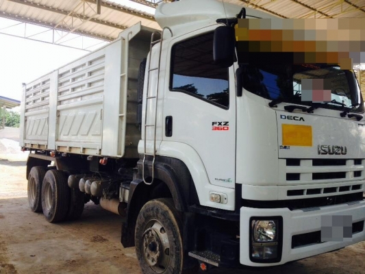รถสิบล้อ Isuzu DECA FXZ 360 ปี55 ดั้มสามมิตรพ่วงแม่ลูก วิ่งน้อยรถสวยพร้อมใช้งาน สนใจสอบถามได้