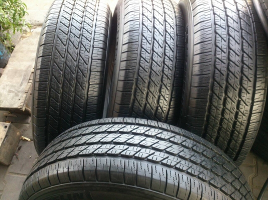 ขายยาง มิชลิน 265/65R17 ยางสัปดาห์ที่50ปี13 ดอกยางหนาสดเท่ากันไม่แตกลายไม่ร้าวไม่กินข้างไม่มีปะสวยมาก จำนวน 1 ชุด
