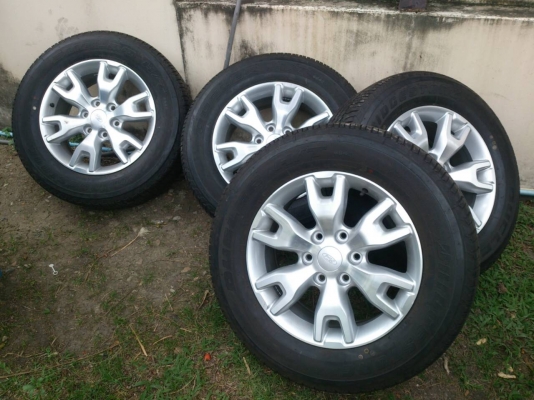 ขายแม็กฟอร์ดพร้อมยางถอดป้ายแดงขอบ18 ยางบริดสโตน ปี14สัปดาห์ที่36 วิ่งมาแค่30โล ตุ่มสีอยู่ครยใหม่มากๆ จำนวน 1 ชุด 29500