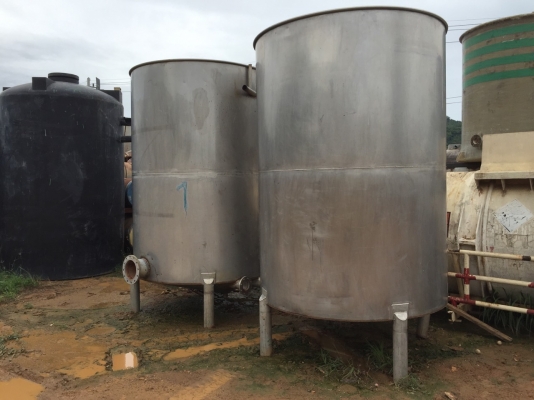 ขายถังน้ำสแตนเลส ขนาด 6,000 ลิตร สภาพสวย ไม่มีรั่ว พร้อมใช้งาน