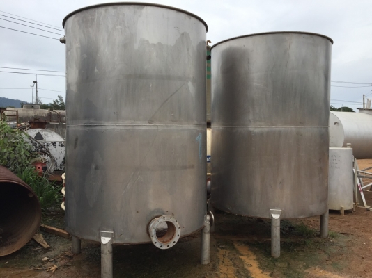 ขายถังน้ำสแตนเลส ขนาด 6,000 ลิตร สภาพสวย ไม่มีรั่ว พร้อมใช้งาน