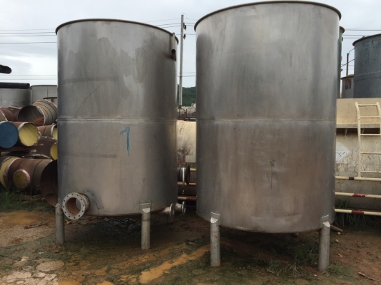 ขายถังน้ำสแตนเลส ขนาด 6,000 ลิตร สภาพสวย ไม่มีรั่ว พร้อมใช้งาน