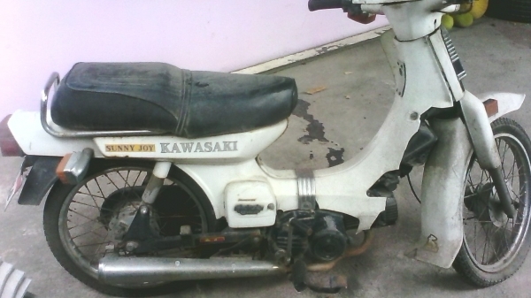 ขายตามสภาพ kawasaki joy ทะเบียนโอน