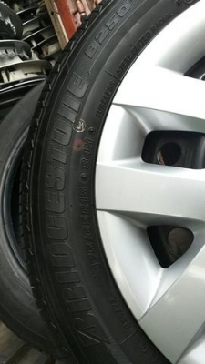 ล้อถอดป้ายแดง suzuki swif ยางบริสโตน 175 65 15 ปี2015 ล้อถอดป้ายแดง suzuki swif ยางบริสโตน 175 65 15 ปี2015