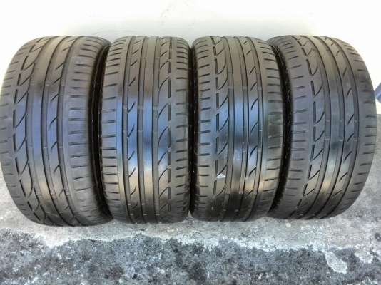 ขายยาง BRIDGESTONE S001(Japan) 255-45-18 ปี13 ดอกสวยมาก เท่ากันทั้งสี่เส้น ไม่มีปะ ชุดละ 7,500 บาท