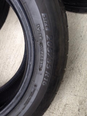 - ขายยาง BRIDGESTONE  205/55/16  ปี13