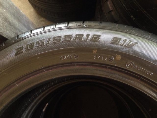 - ขายยาง Dunlop Enasave  205/55/16  ปี14