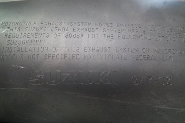 ขายท่อเดิมBigbike Suzuki