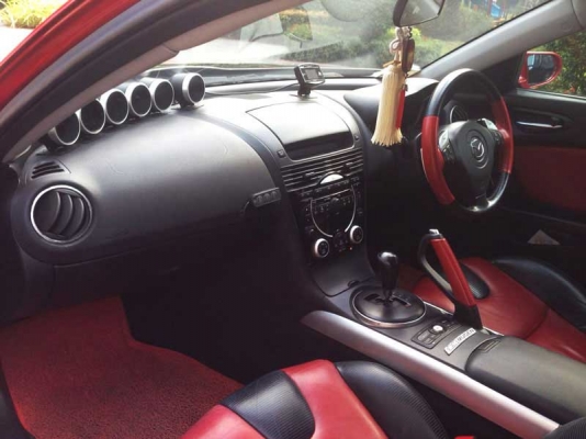 Mazda RX-8 ชุดแต่ง Mazda Speed ทั้งคัน ล้อ Volk GTC แท้ วัดรอบ Defi แท้ 6ตัวพร้อม Defi ZD