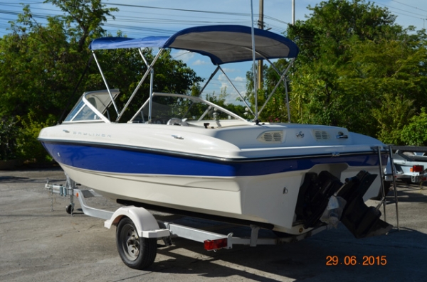 Bayliner 185 Capri 2006 3.0L w/trailer, bimini.