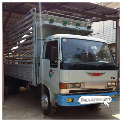 ขายขาดทุน ปิดกิจการ HINO FC 120 รถห้าง คอกเหล็ก ยาว 5.50 เมตร พื้นไม้ ต่อรองได้